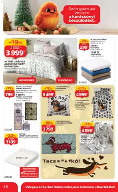 Auchan - Akciós újság Auchan megtekintése, amely érvényes 2025.10.30.-től | Oldal: 46
