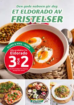 Forhåndsvis Joker Eldorado oppskriftshefte fra butikk Joker gyldig fra 02/03/2026