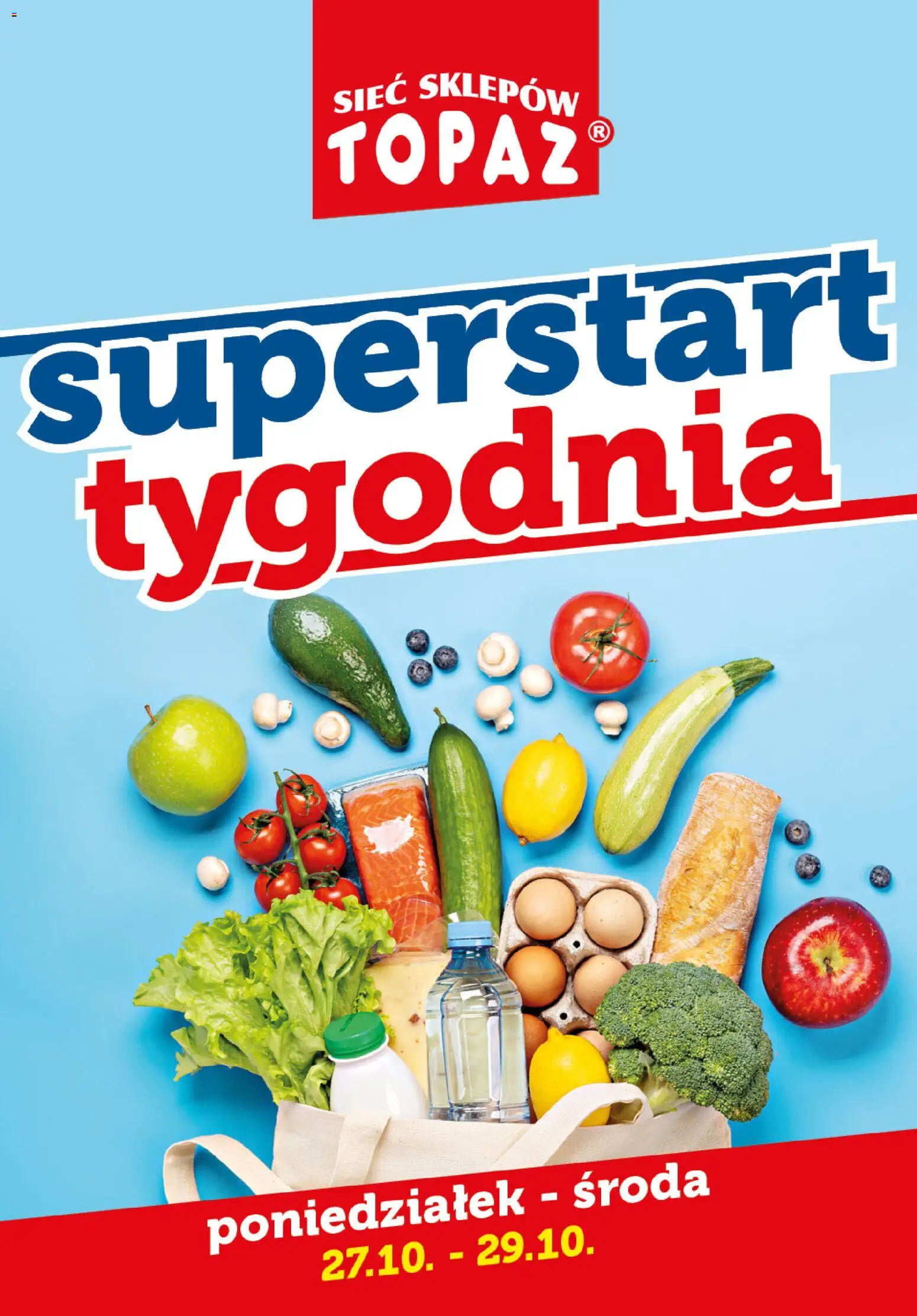 Topaz Superstart tygodnia od 27.10.2025 - Nowa Gazetka - Numer strony 1
