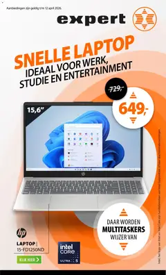 Voorbeeld van Expert folder van winkel Expert geldig vanaf 06-04-2026