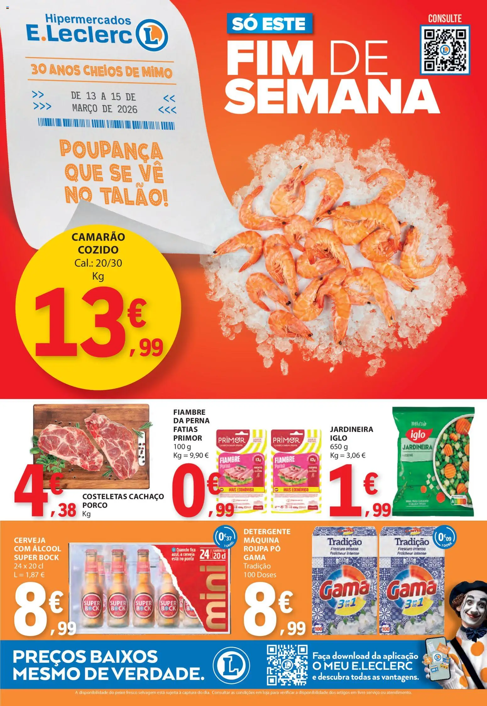 Pré-visualização do folheto da loja E.Leclerc válida a partir de 13/03/2026