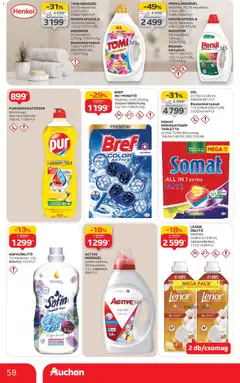 Auchan - Akciós újság Auchan megtekintése, amely érvényes 2025.11.27.-től | Oldal: 58