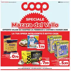 Anteprima dell'opuscolo Volantino Mazara del Vallo dal negozio COOP valido da 24/02/2026