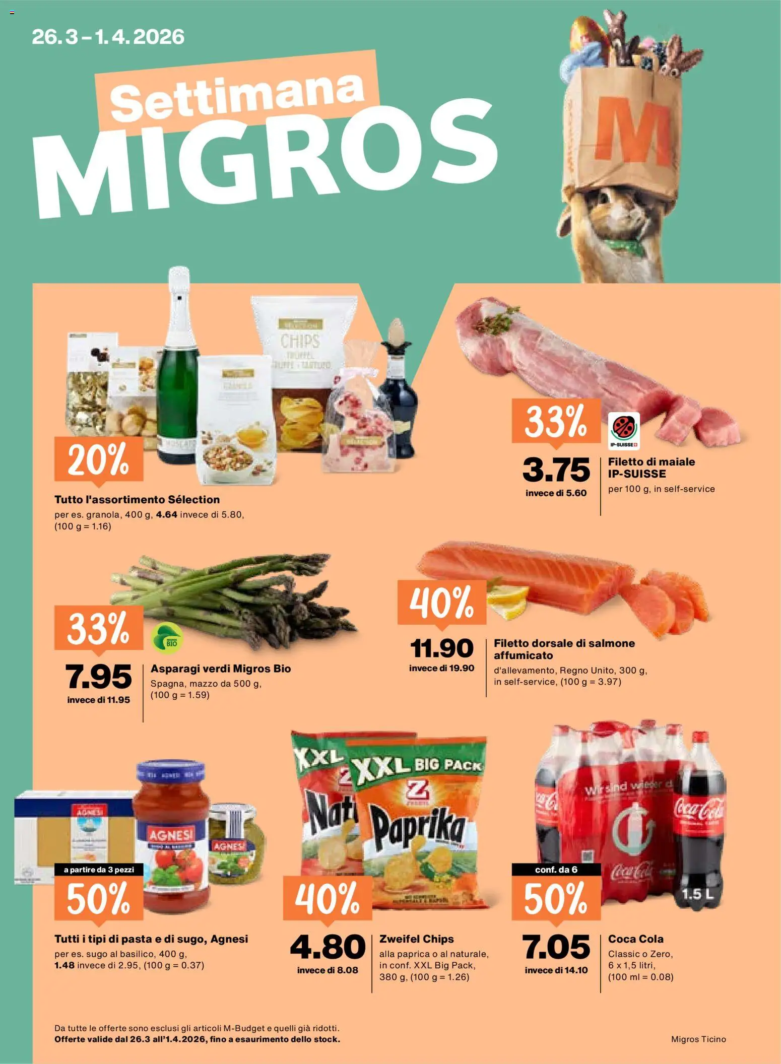 Vorschau des Merkblatts Migros aktionen IT vom Shop Migros gültig von 26.03.2026 bis 01.04.2026