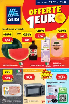 Anteprima dell'opuscolo Attuale volantino dal negozio Aldi valido da 28/07/2025