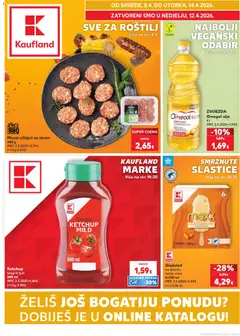 Pregled letka Split-Ravne njive trgovine Kaufland vrijedi od 08.04.2026