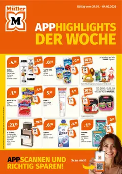 Vorschau des Merkblatts Aktionen vom Shop Müller gültig von 29.01.2026 bis 04.02.2026