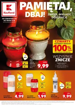 Pogląd gazetki "Znicze" ze sklepu Kaufland ważnej od 02.10.2025