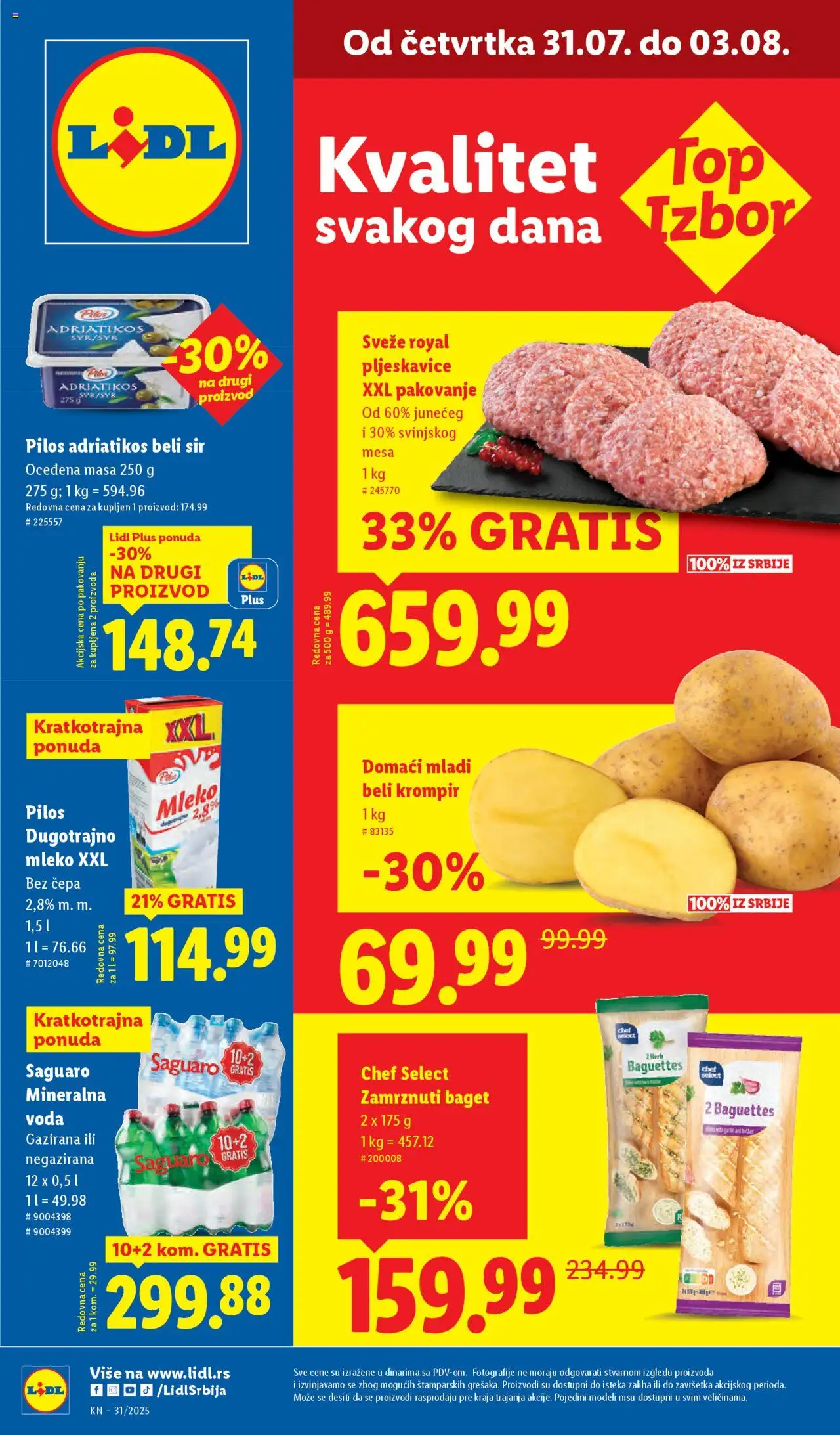 Lidl katalog važi od 31.07.2025 - stranica 1