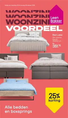 Voorbeeld van Folder van winkel Leen Bakker geldig vanaf 20-10-2025