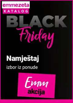 Pregled letka Black Friday trgovine Emmezeta vrijedi od 27.11.2025