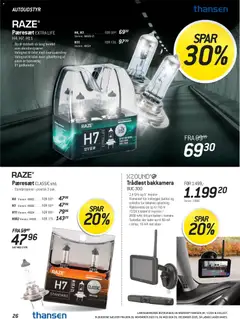 Eksempel på tilbudsavis Black Friday fra butik Thansen gyldig fra 26/11/2025 | Side: 26