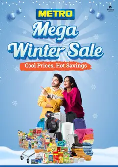 Preview of leaflet Mega winter sale catalogue from store Metro is valid from 29/10/2025