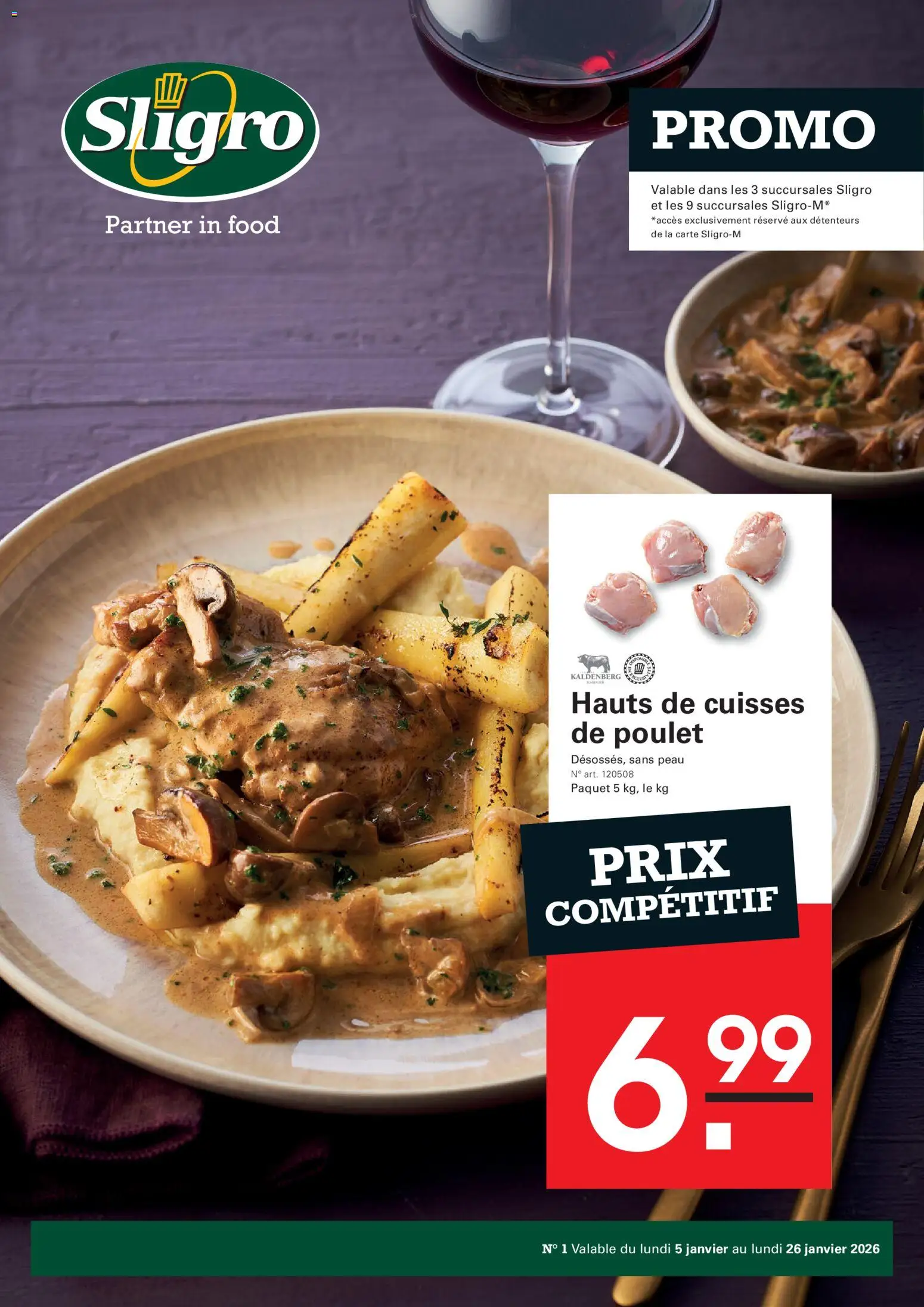 Voorbeeld van Promo van winkel Sligro geldig vanaf 05/01/2026 - La