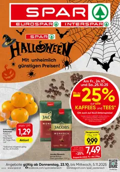 Vorschau der Angebote: Spar Wien gültig ab 23.10.2025