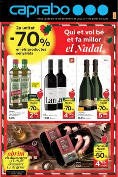 Vista previa del folleto de la tienda Caprabo válido desde el 18/12/2025 