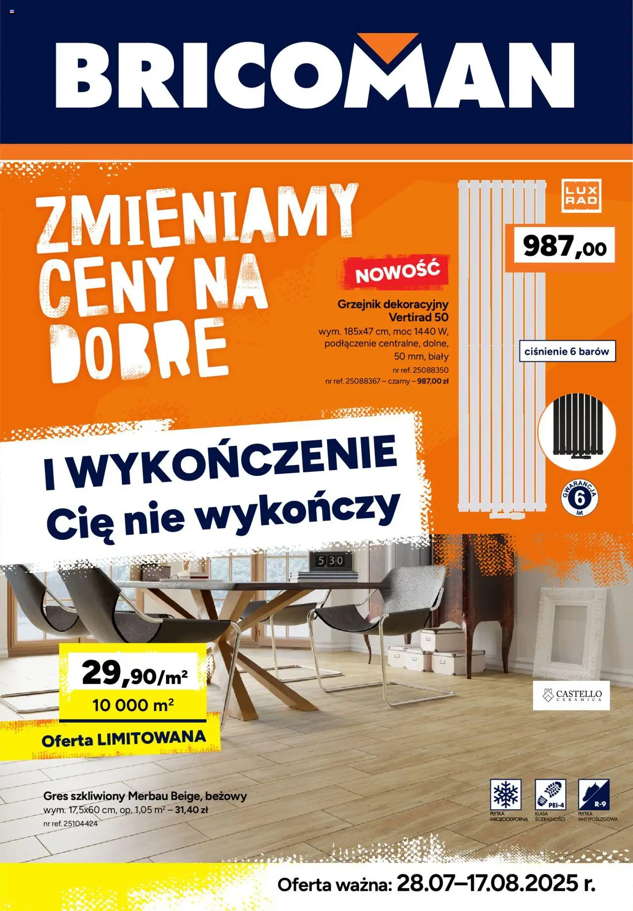 Bricoman Gazetka od 28.07.2025 - Nowa Gazetka - Numer strony 1