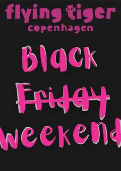 Anteprima dell'opuscolo Black Friday dal negozio Flying Tiger valido da 28/11/2025