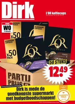 Voorbeeld van Folder week 7 van winkel Dirk geldig vanaf 11-02-2026