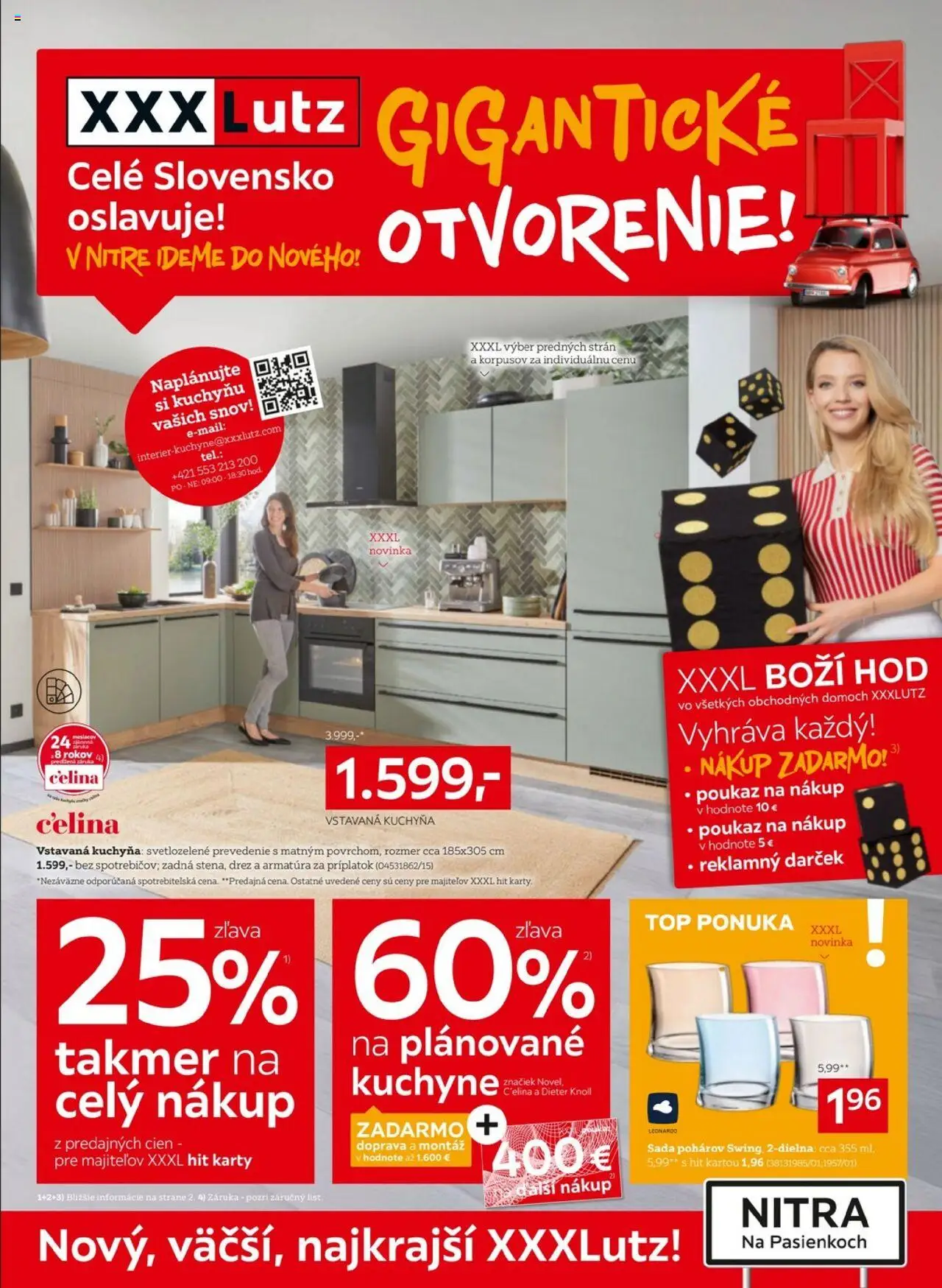 XXXLutz Zľava 25 % takmer na všetko! (08.09. - 21.09.2025) - Akčná ponuka - Kuchyňa, Kuchyne, Drez
