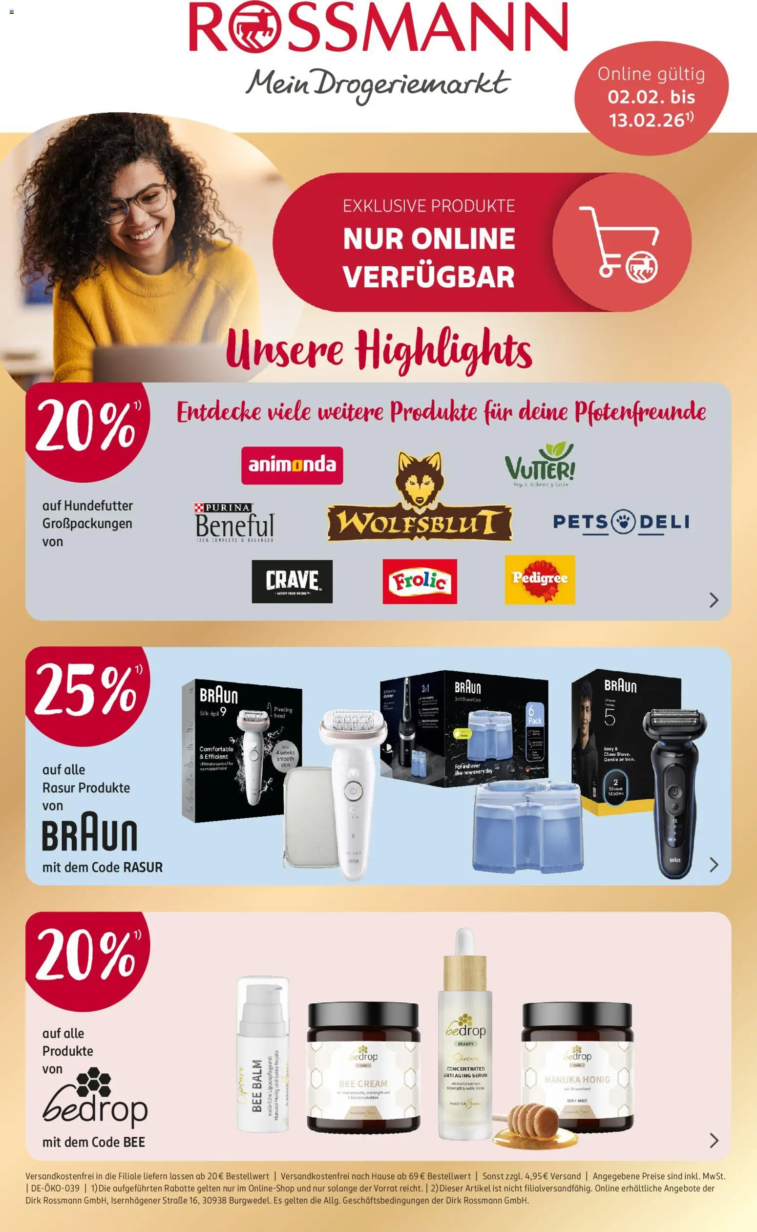 Vorschau von dem Prospekt des Geschäftes Rossmann, gültig ab dem 02.02.2026
