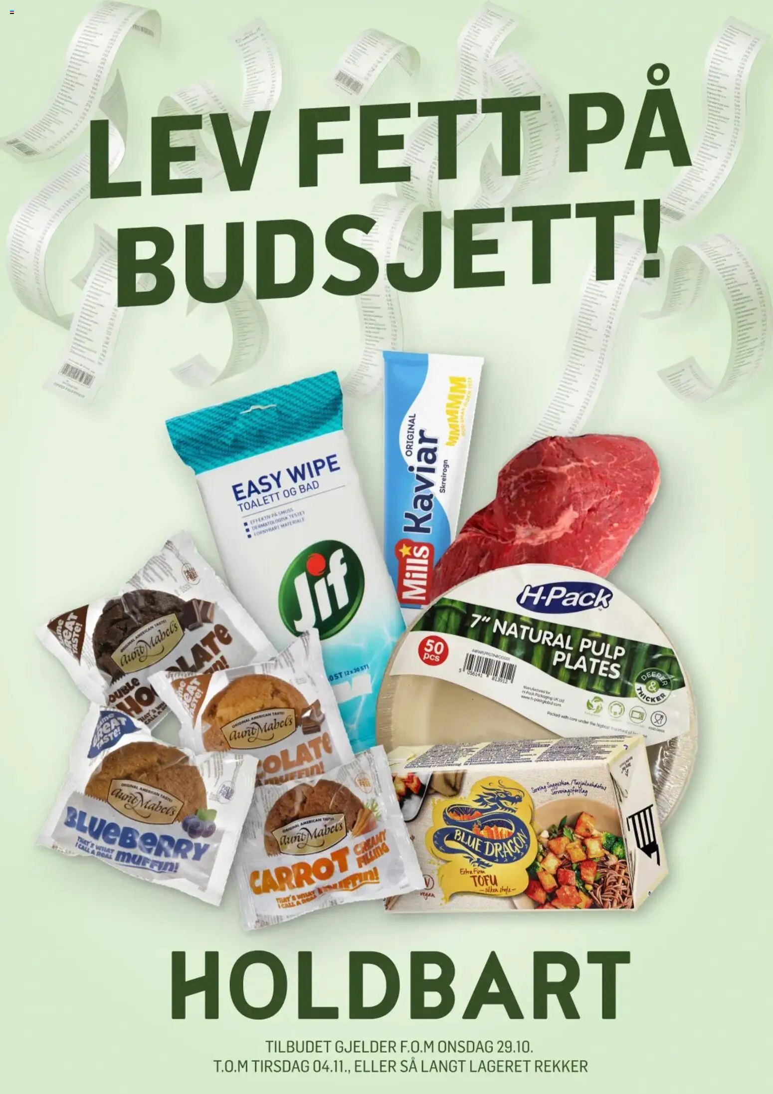 Forhåndsvis Kundeavis fra butikk Holdbart gyldig fra 29/10/2025