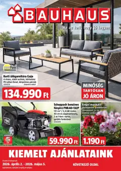 Bauhaus - Bauhaus akciós újság megtekintése, amely érvényes 2026.04.02.-től