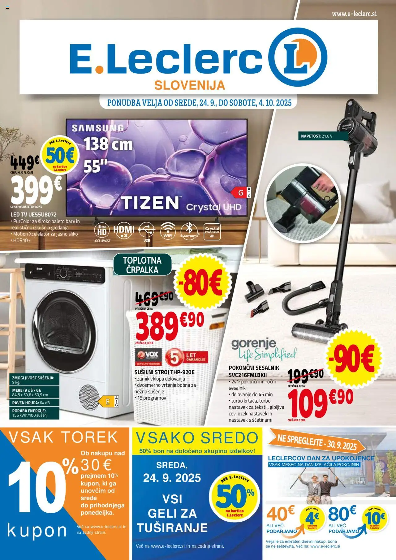 E.leclerc Katalog od 24.09.2025 - aktualna ponudba - stran 1