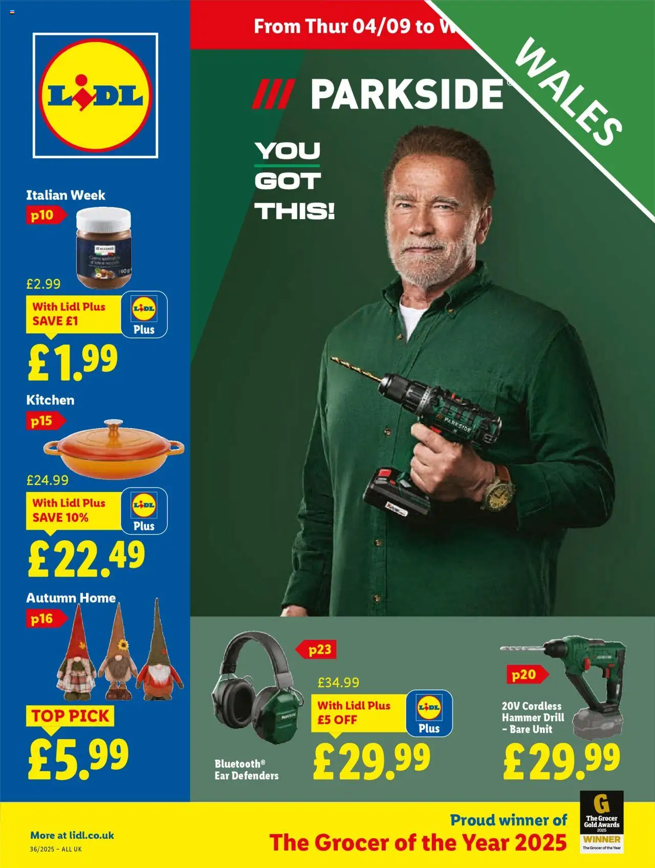 Lidl shop Lidl Weekly Wales valid from 04/09/2025 - Page number 1