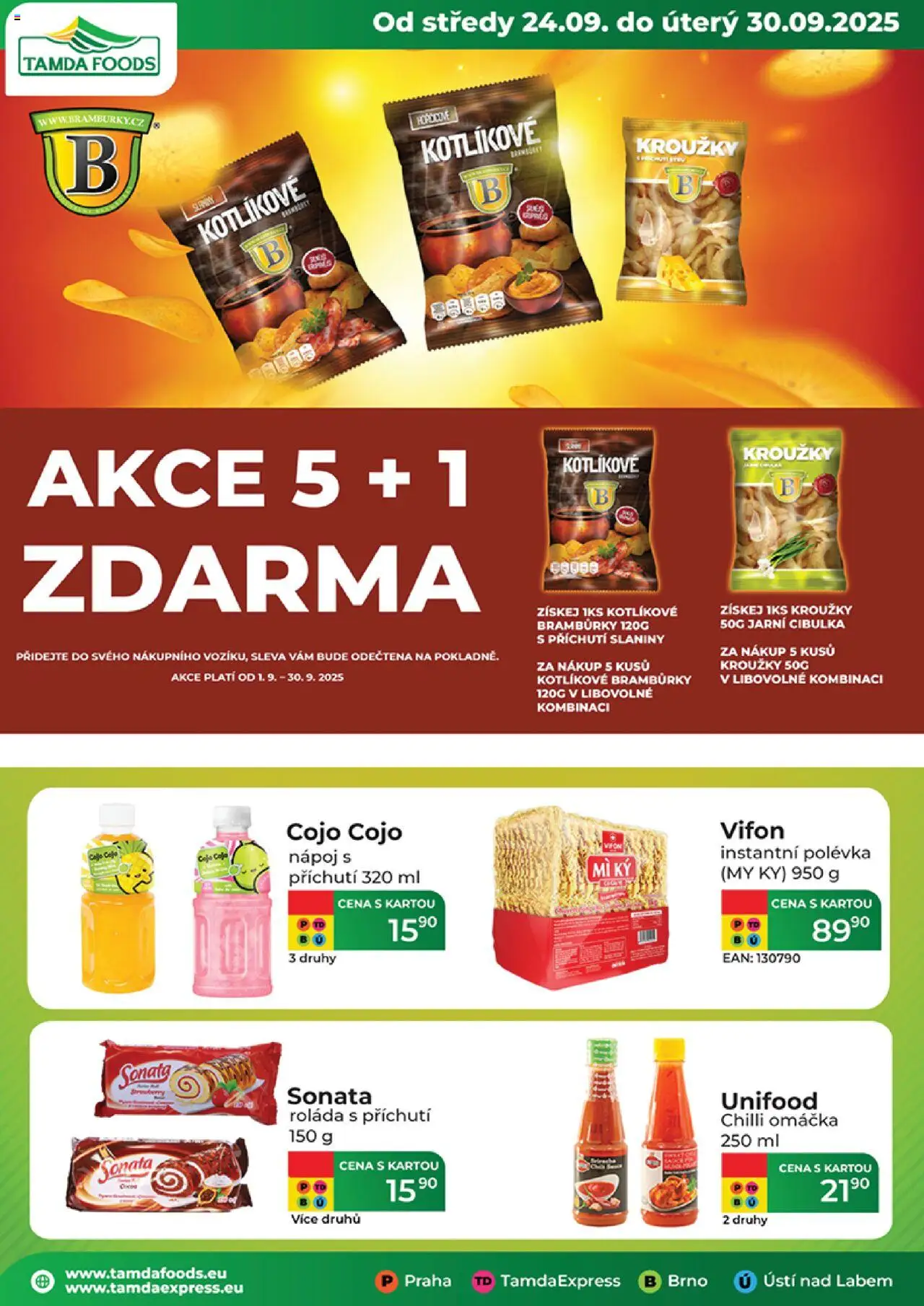  Tamda Foods Leták (24.09.2025 - 30.09.2025)