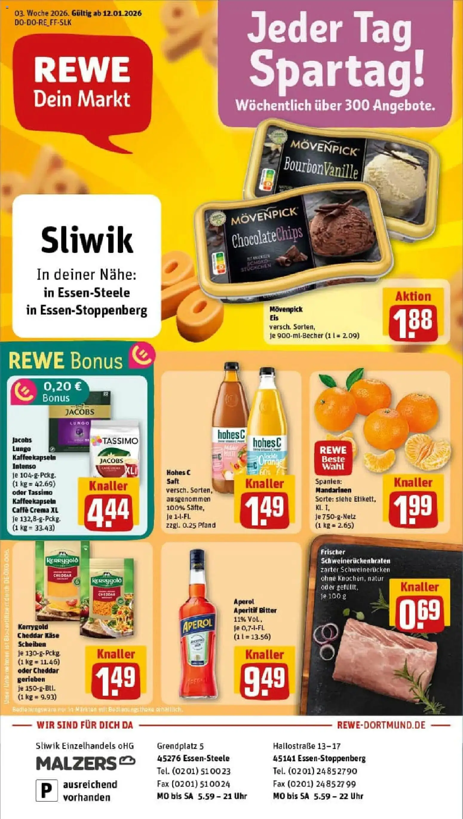 Vorschau von dem Prospekt des Geschäftes Rewe, gültig ab dem 11.01.2026