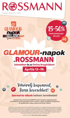Rossmann - Rossmann akciós újság megtekintése, amely érvényes 2026.04.13.-től