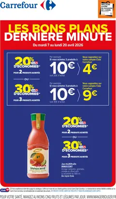 Prévisualisation de Carrefour Achetez malin, et faites des économies du magasin Carrefour formulaire valide 07/04/2026