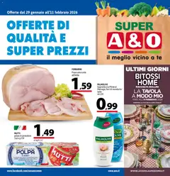 Anteprima dell'opuscolo Volantino Supermercato dal negozio A&O valido da 29/01/2026