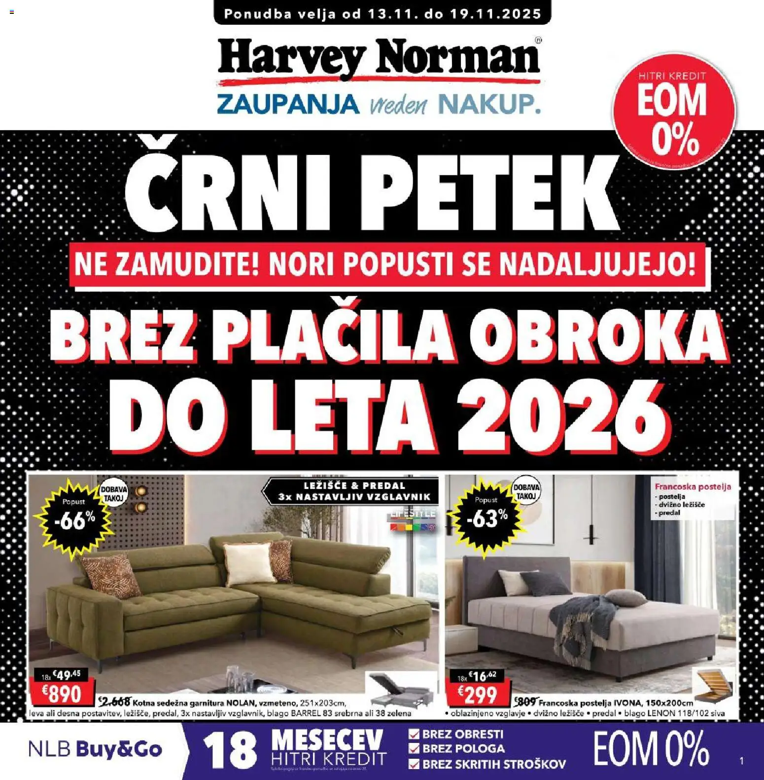 Predogled kataloga iz trgovine Harvey Norman veljaven od 13.11.2025