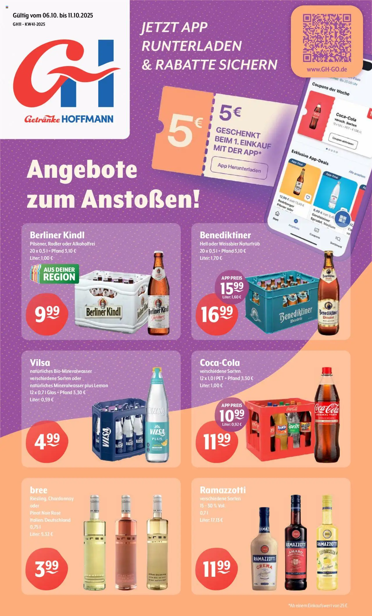 Getränke Hoffmann Aktueller Prospekt (vom 06.10.2025 - 11.10.2025)