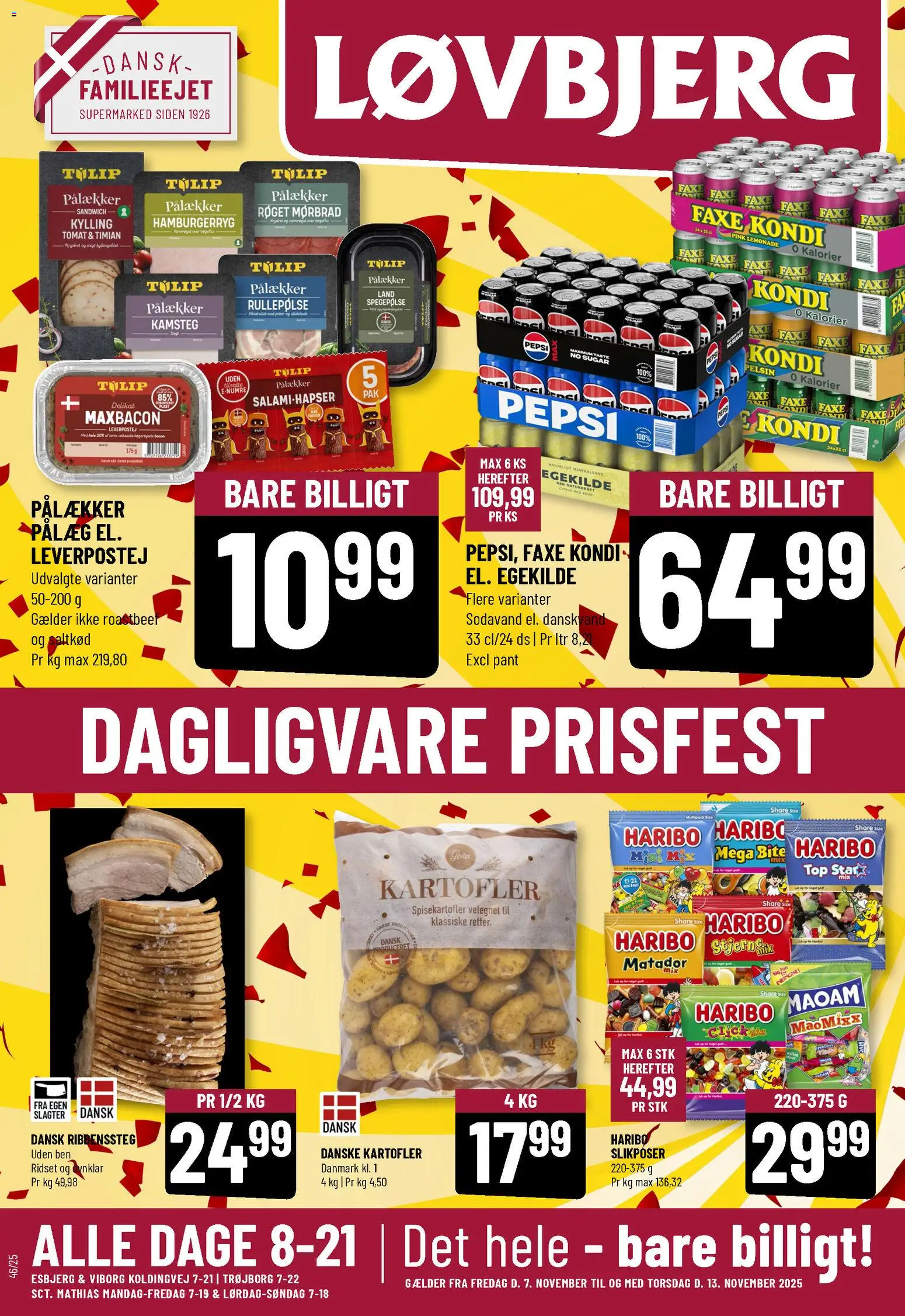 Eksempel på tilbudsavis Tilbudsavis fra butik Løvbjerg gyldig fra 07/11/2025