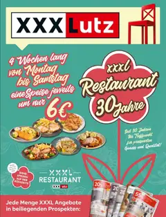 Vorschau der Angebote: XXXLutz Restaurant gültig ab 27.01.2026