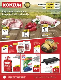 Pregled letka Katalog trgovine Konzum vrijedi od 13.08.2025