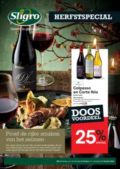 Voorbeeld van Herfstspecial van winkel Sligro geldig vanaf 09-10-2025