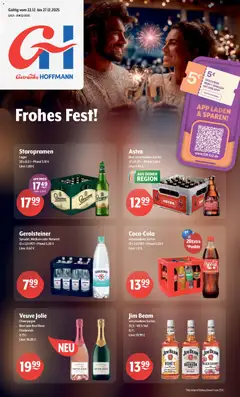 Vorschau von dem Prospekt des Geschäftes Getränke Hoffmann, gültig ab dem 22.12.2025