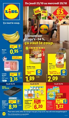 Prévisualisation de Les grands formats à prix mini chez Lidl avec la gamme XXL, ça vaut le coup ! du magasin LIDL formulaire valide 19/10/2025