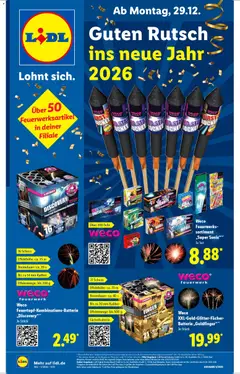 Vorschau von dem Prospekt des Geschäftes Lidl, gültig ab dem 29.12.2025