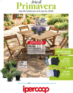Anteprima dell'opuscolo Volantino Aria di Primavera - Lombardia dal negozio Ipercoop valido da 26/02/2026