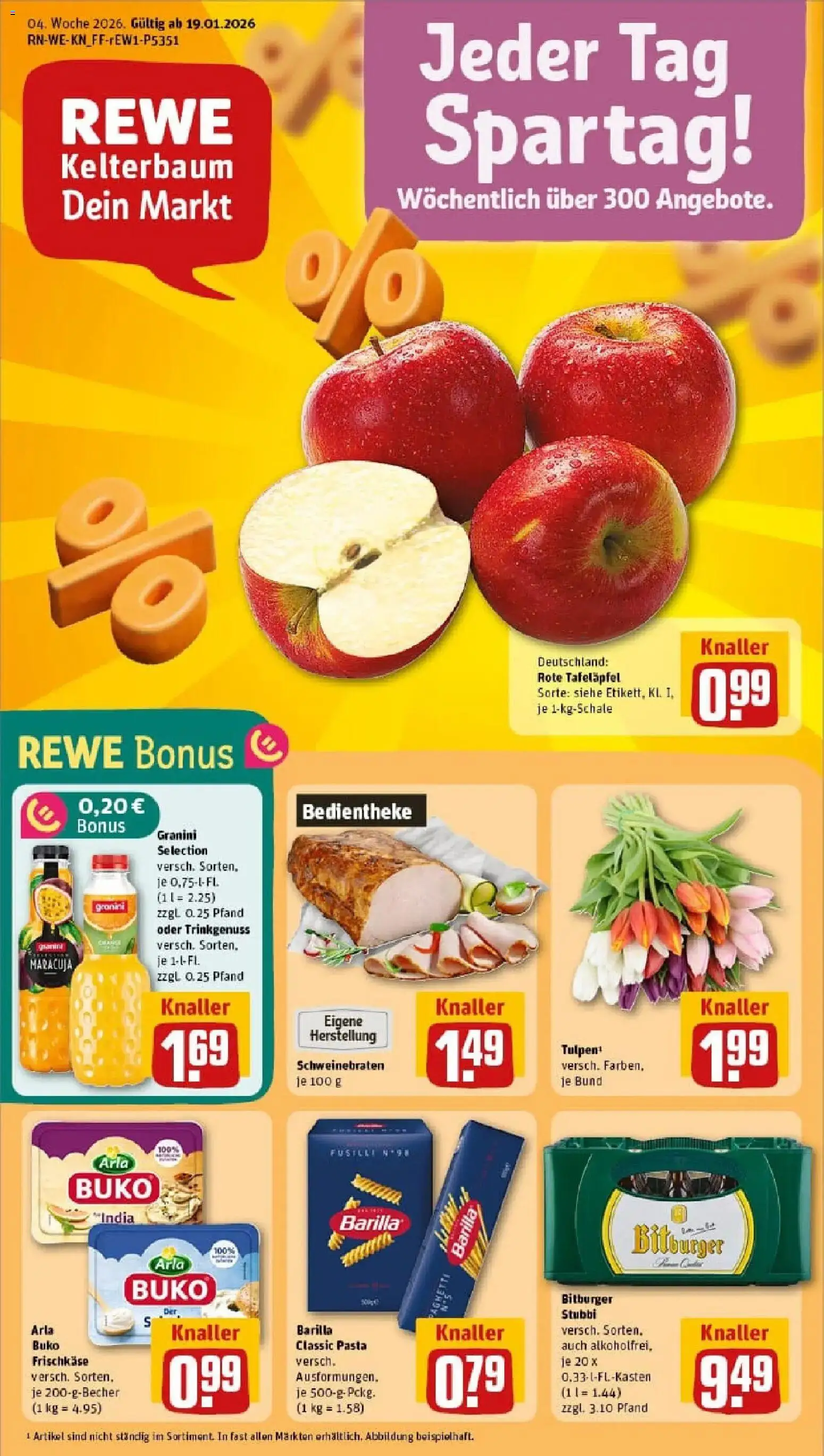 Vorschau von dem Prospekt des Geschäftes Rewe, gültig ab dem 18.01.2026