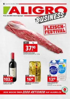 Vorschau des Merkblatts Aktionen Business Chavannes, Matran, Genf, Sitten vom Shop Aligro gültig von 23.02.2026 bis 28.02.2026