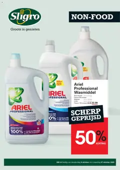 Voorbeeld van Non-Food van winkel Sligro geldig vanaf 09-10-2025