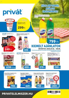 PRIVÁT - Akciós újság PRIVÁT megtekintése, amely érvényes 2025.07.31.-től