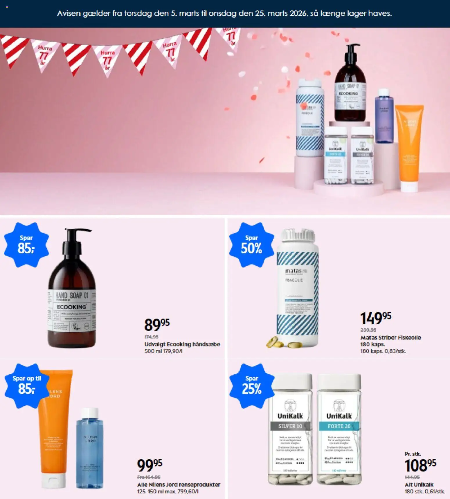 Eksempel på tilbudsavis Matas - Tilbudsavis fra butik Matas gyldig fra 05/03/2026