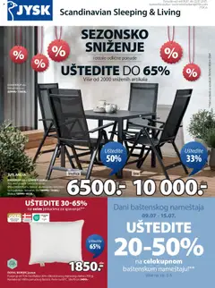 Pregled Jysk kataloga - važi od 09.07.2025